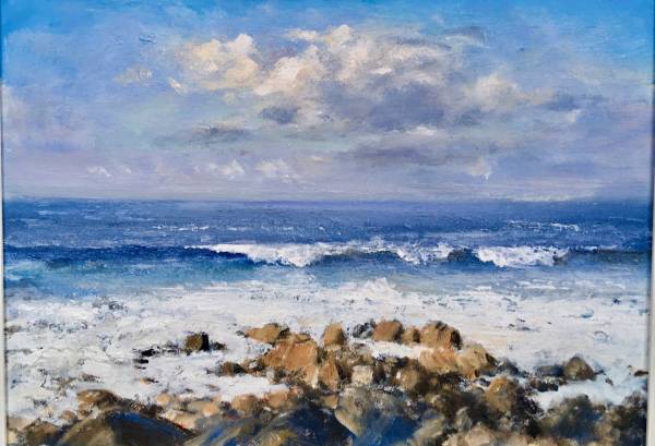 - Oil on Board, Painting by David Rust, measuring 29 x 41 cm (H x W) framed at 48 x 60 cm £750